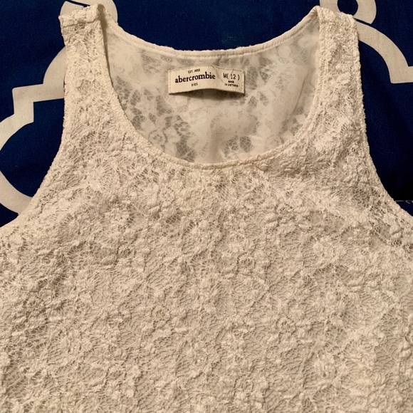 Abercrombie Kids white sleeveless tank - Picture 2 of 3
